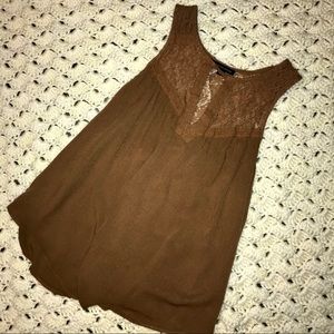 Brown American Eagle top